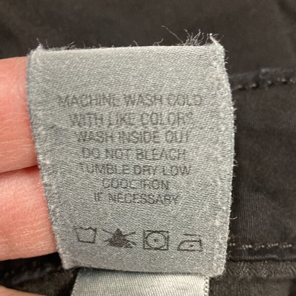 Habitual Black Jeans, Size 28, Skinny Straight Leg, Stretchy Soft Brushed Cotton - Picture 12 of 12